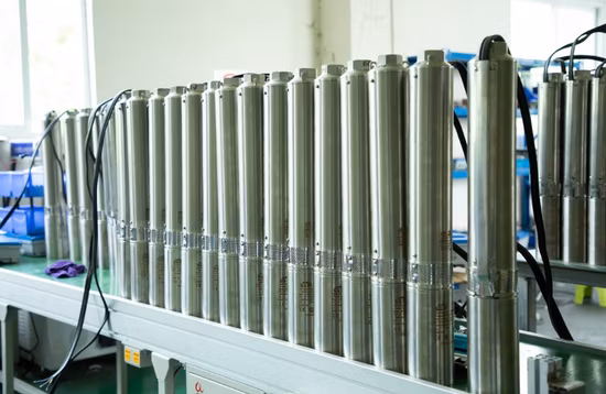 Top Quality Submersible Solar Water Pump with MPPT Controller for DC AC Hybrid, 3 Years Warranty